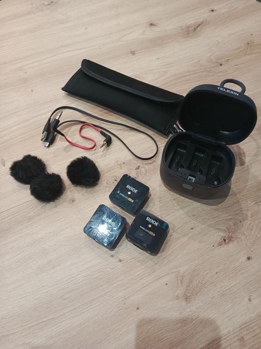 Rode wireless go ii mikrofony bezprzewodowe zestaw w bdb stanie