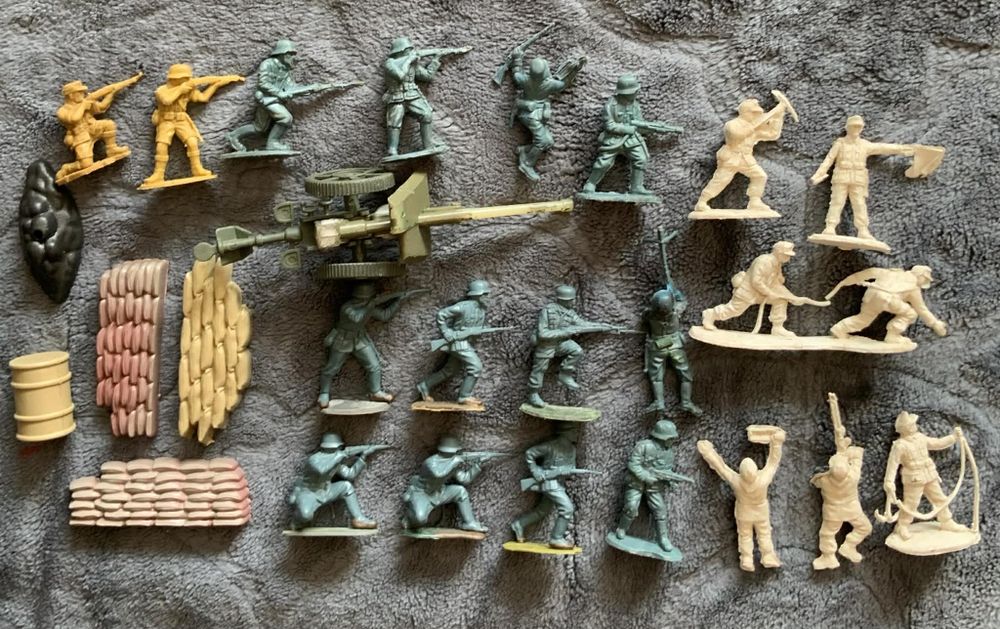 Żołnierzyki prl. Airfix. Matchbox. Niemcy. 1/32.