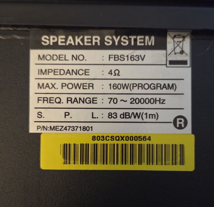 Głośniki od wieży