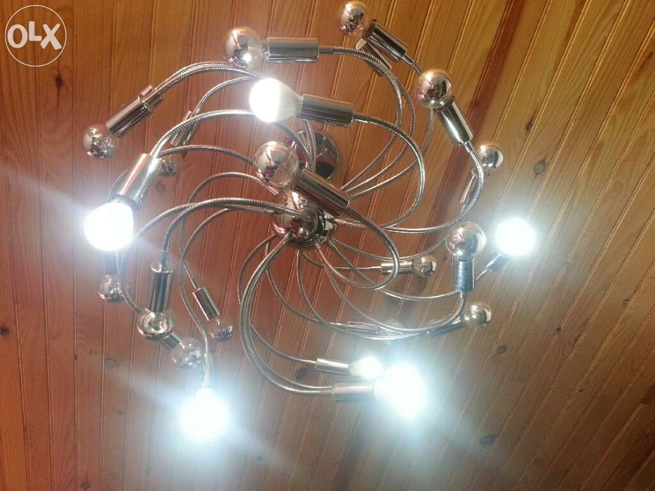 2 Candeeiros de tecto com lâmpadas led