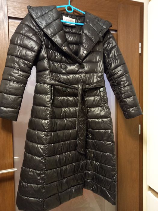 Czarny płaszczyk damska Nuanbeijia roz.M/L