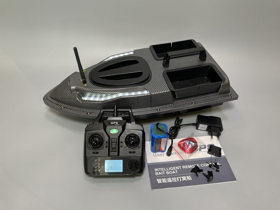 12000 mah Карповый кораблик Flytec V900 с GPS 40 т для рыбалки завоза прикормки Короповий кораблик для риболовлі Карповий завезення прикормочный з гпс