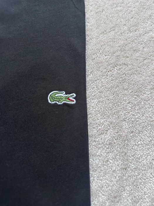 XL czarny t shirt koszulka męska Lacoste