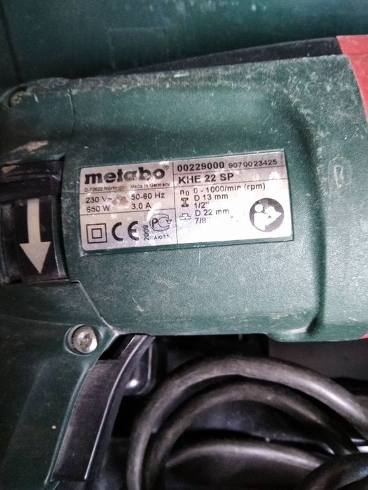 Перфоратор Мetabo KHE 22 SP пр.Германия.