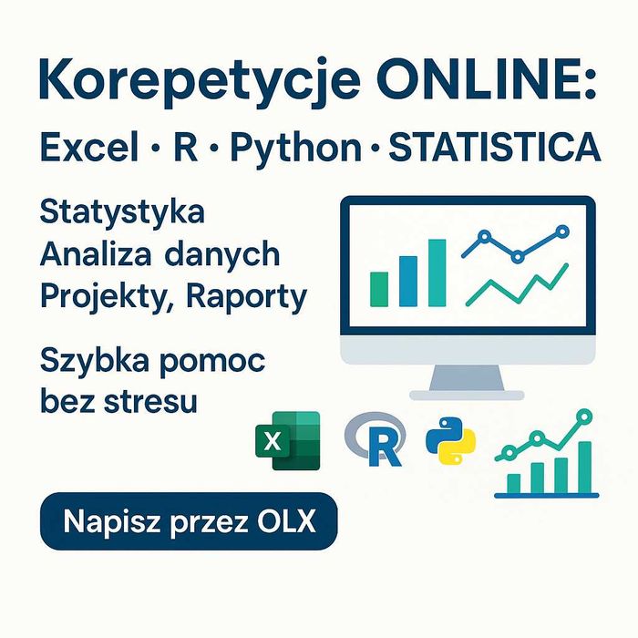 Statystyka i analiza danych – Excel, R, Python, STATISTICA | Projekty