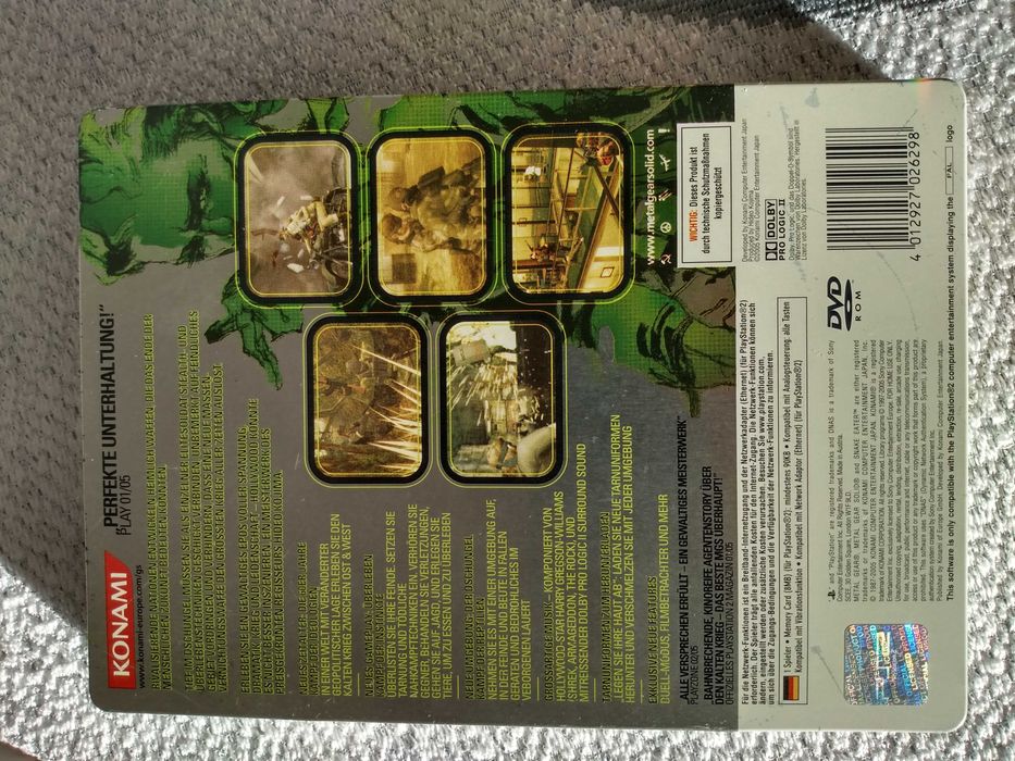Metal Gear Solid 3 Edycja kolekcjonerska na ps2