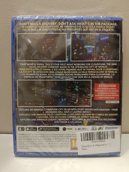 Cloudpunk - Gra PlayStation 5 (PS5)