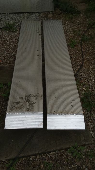 Najazdy do mini koparki bardzo mocne aluminiowe