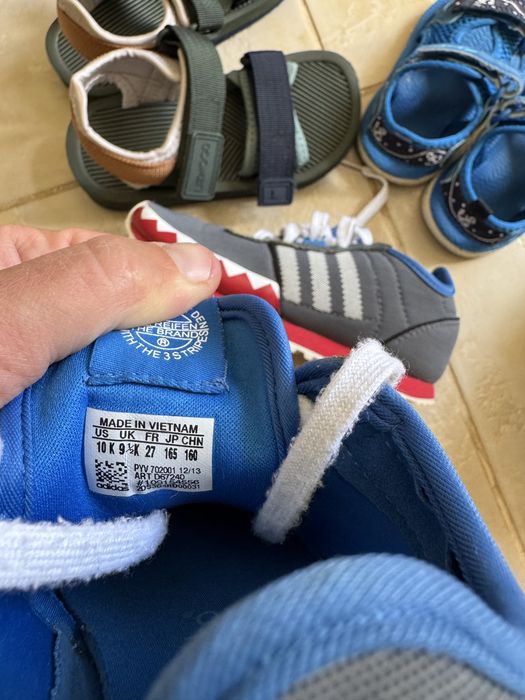 Дитяче взуття Clark’s, Adidas, Tom’s