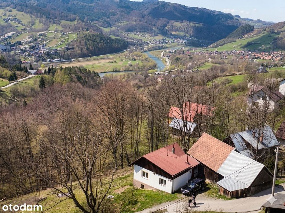 Dom z widokiem na góry +1,8h łąki i lasy-Piwniczna Zdrój