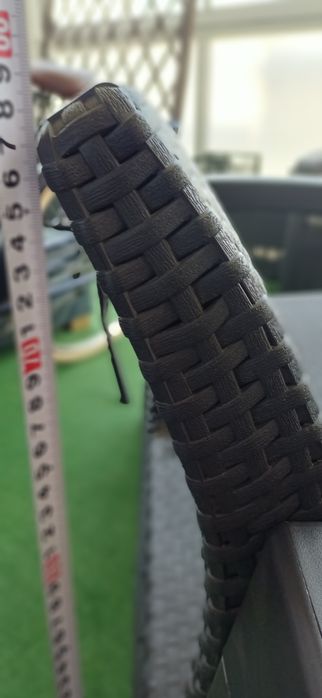 KETER sofa ogrodowa 2 os/ ławka tarasowa rattan grafit