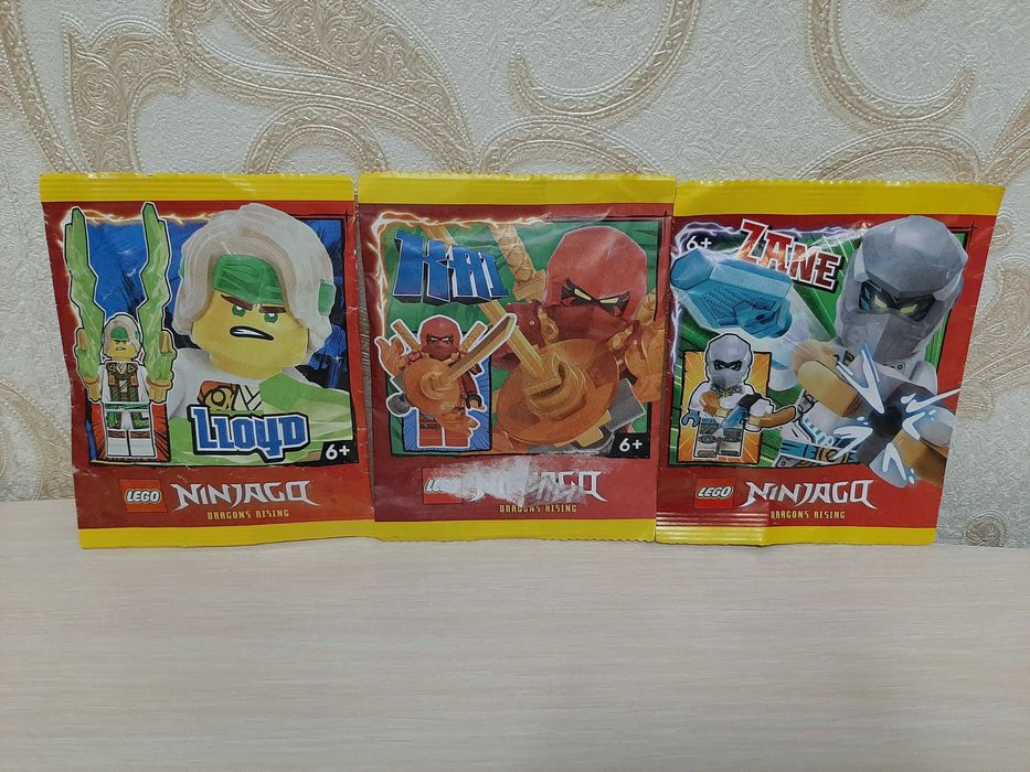Минифигурки Lego Ninjago Lloyd Kai Zane
