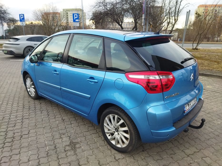 Citroen C4 Picasso 1.6 z gazem rok 2009 hak holowniczy panorama