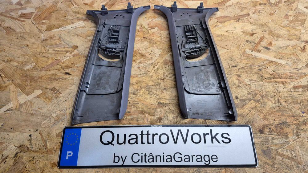 AUDI A4 B5 (8D)- Pilares B Facelift 1999 até 2001 C/ Airbag - Cinza