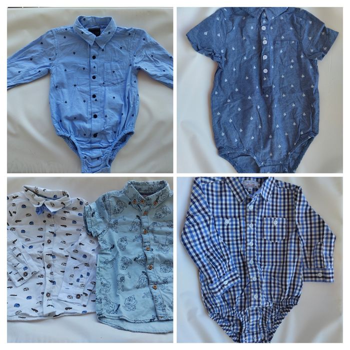 OKAZJA! Paczka + pudło ubranek od rozm. 74 do 92