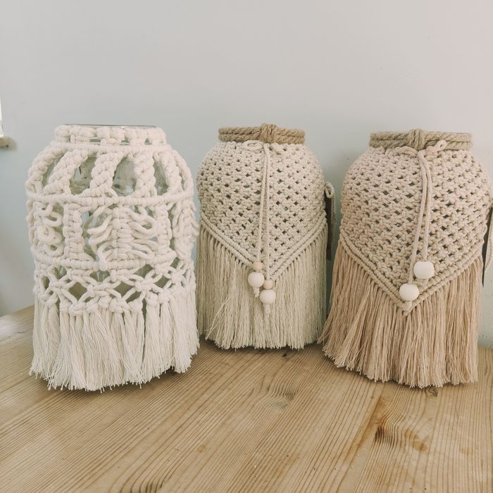 Duże lampiony  boho