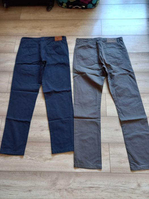 Spodnie męskie jeans kant eleganckie L
