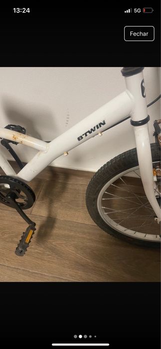 Bicicleta de criança tamanho 20 da BTwin