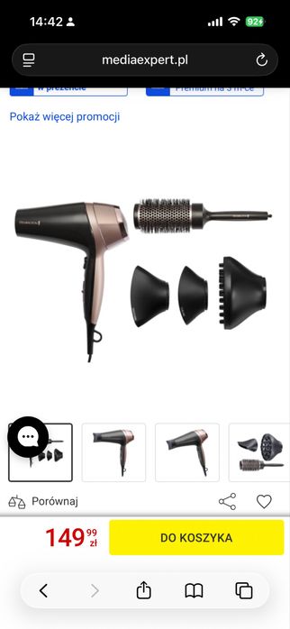 Nowa Suszarka Remington