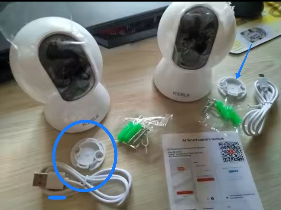 Adaptador para colocar câmera CFTV na parede/tecto