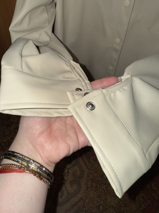 Жіноча рубашка еко шкіра