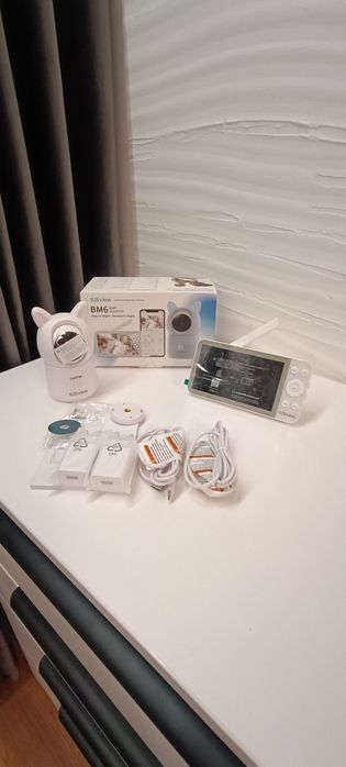 Видеоняня CZEview BM6 (BM2 PRO), 2К, WiFi, 360°, датч. звука, движения