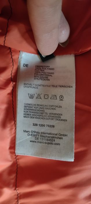 Пуховик  Marc O'Polo