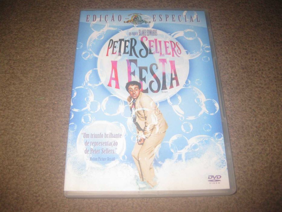 "A Festa" com Peter Sellers numa Edição Especial com 2 DVDs/Raro!
