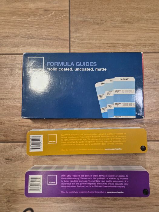 Wzornik kolorów Pantone uncoated i coated - zestaw