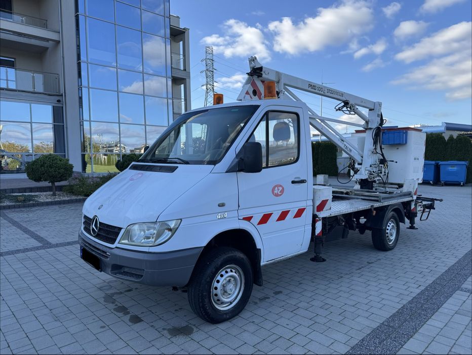 Mercedes Sprinter NAPĘD 4x4 Podnośnik koszowy zwyżka wysięgnik koszowy kamper camper