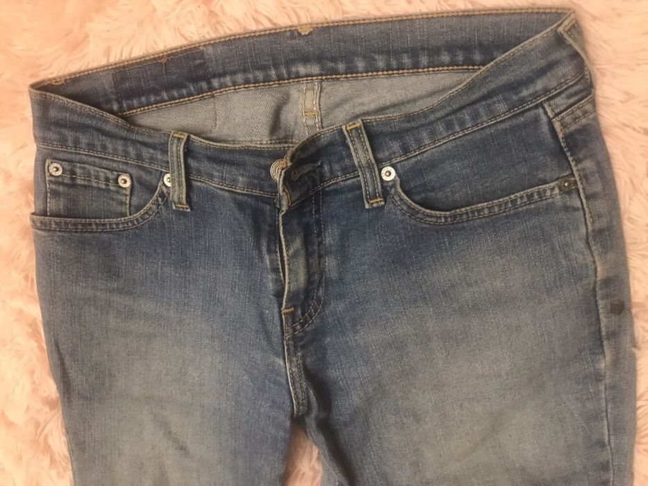 Spodnie Levis jeansy dżinsy proste nogawki
