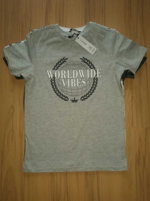 4pak firmy George tshirty 140/146