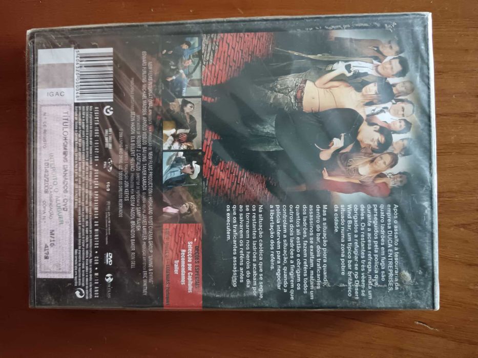 filme dvd original - homens danados - selado