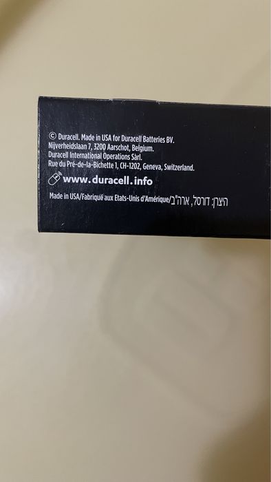 Батарейки Duracell 9V, D