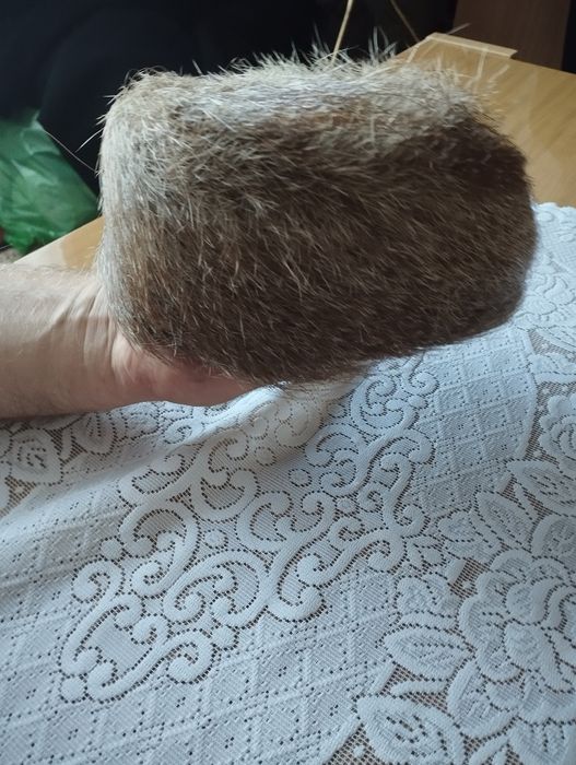 Czapka z nutrii brazowa