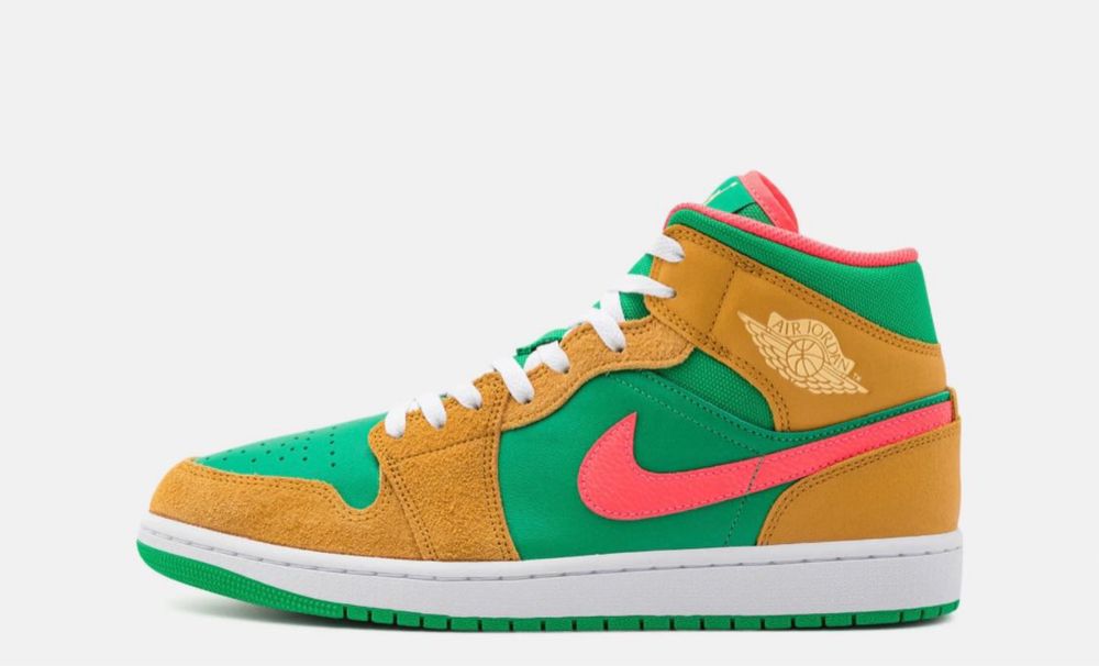 Jordan 1 wheat watermelon