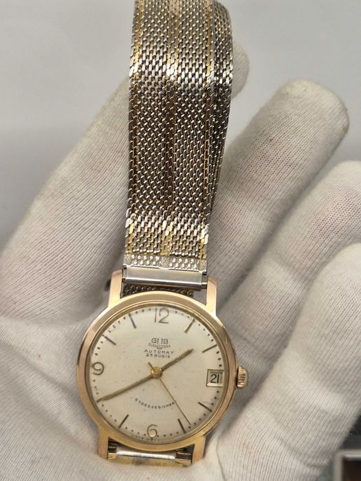 Rzadki *GUB Glashutte* automat vintage lata 60-te