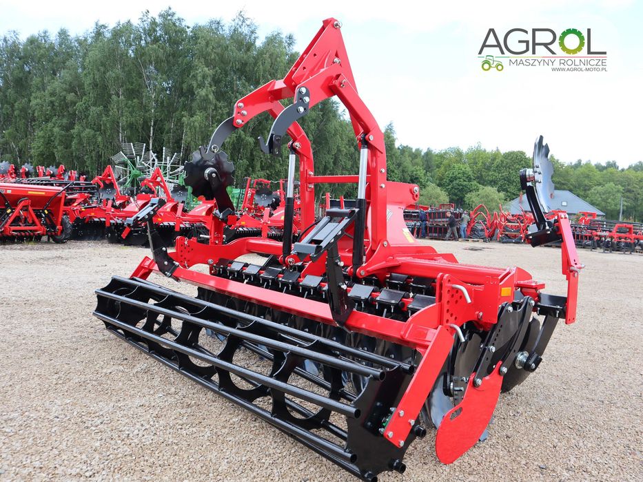 Agregat talerzowy brona hydropack AgroFactory InterTech 3m Granosystem
