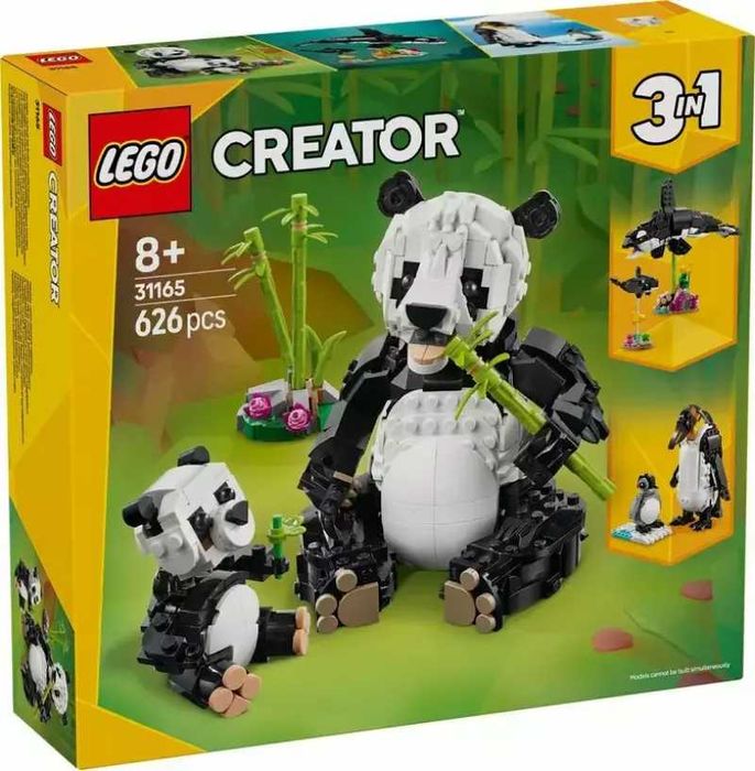 Lego CREATOR 31165 DZIKIE ZWIERZĘTA : rodzina pand