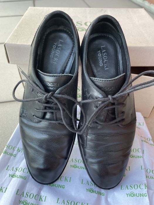 Buty skóra naturalna dla chłopca eleganckie r. 33 Lasocki