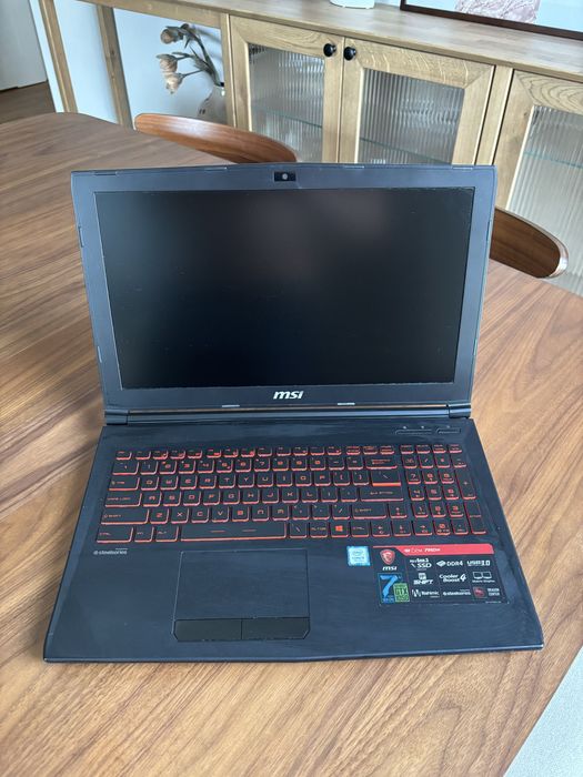 Laptop gamingowy MSI GL62M 7RDX – Intel Core i5, NVIDIA GeForce GTX 1050