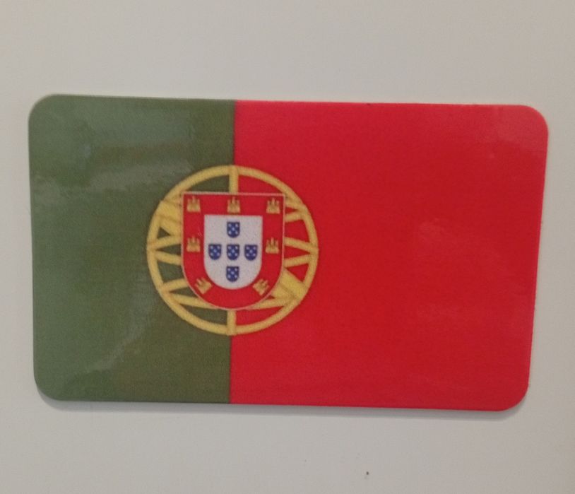 Iman bandeira de Portugal