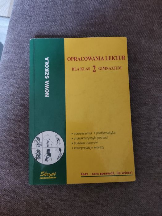 Podręcznik "Opracowania lektur dla klas 2 gimnazjum" Skrypt