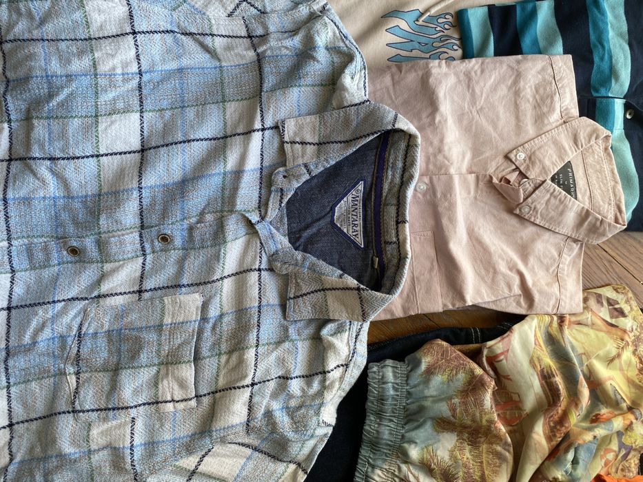 Zestaw 15 szt. ubrań męskich rozmiar S/M bardzo dobry stan