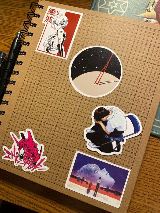 Евангелион аниме наклейки Evangelion anime стикеры автомобильные