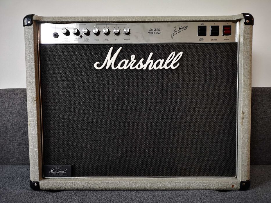 Marshall JCM 25/50 Silver Jubilee (model: 2558) 1987r Oryginał!