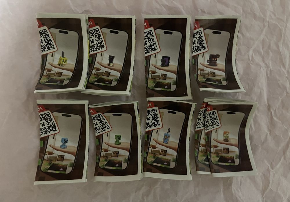 фігурки кіндер джой майнкрафт