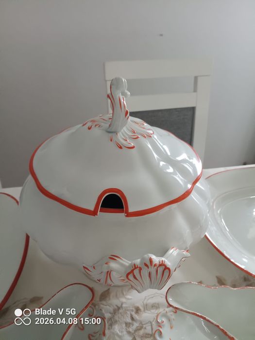 Piekny bardzo stary serwis XIX Villeroy & Boch