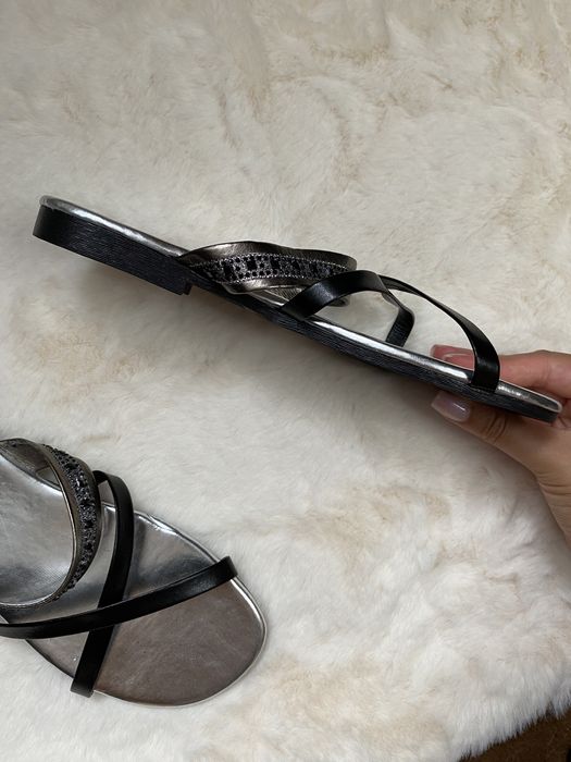 Buty damskie sandałki płaskie klapki  Free Time 37