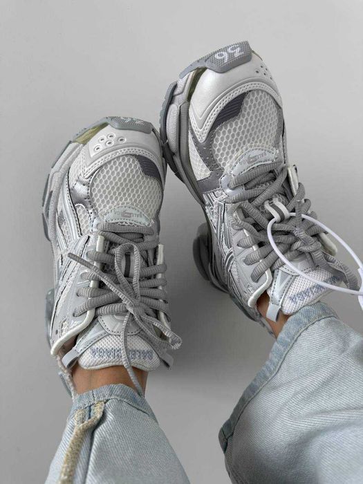 Кросівки Balenciaga Runner Trainer Premium White/Grey